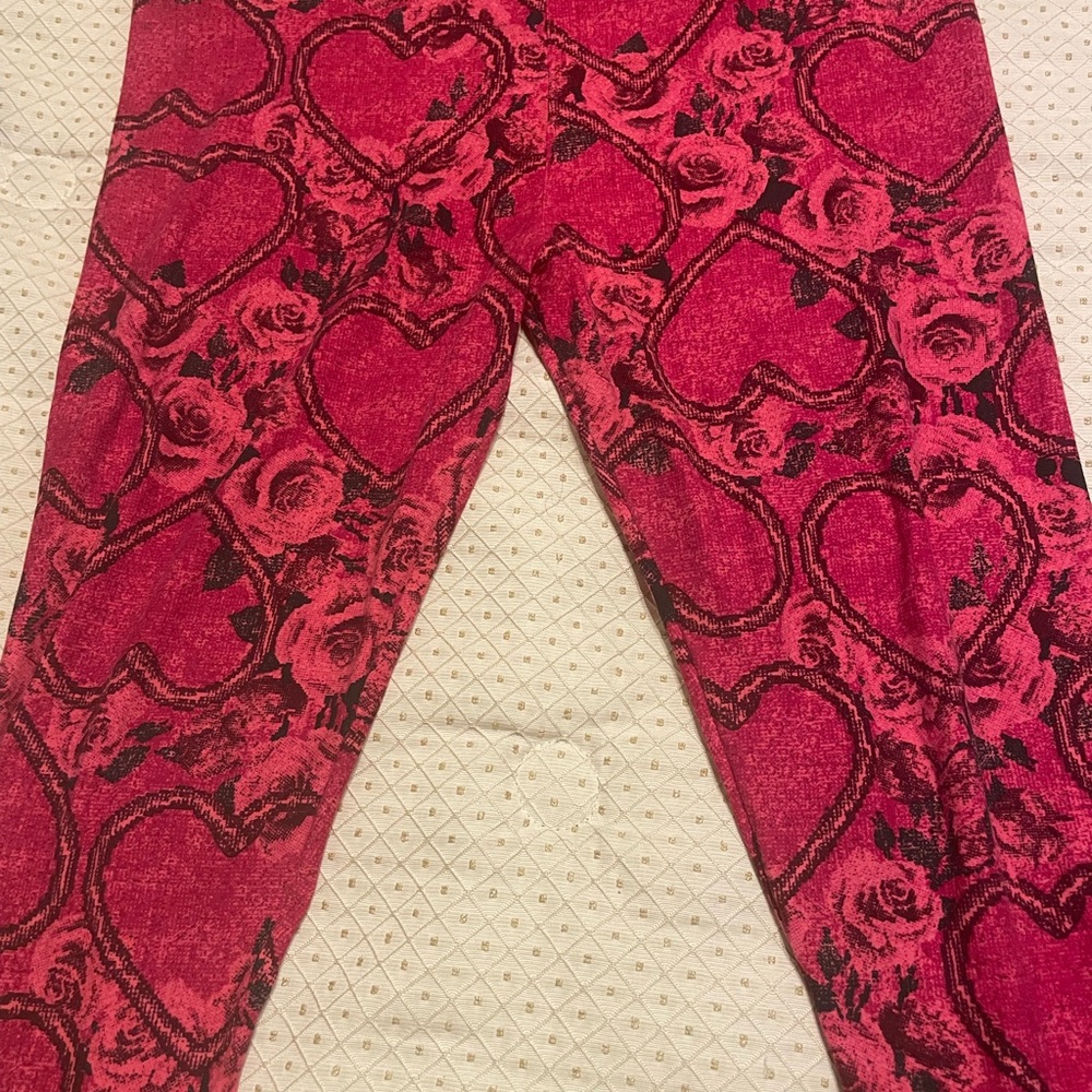 Heart Patterned Leggings